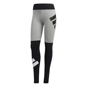 Adidas Black Grey Full Length Leggings